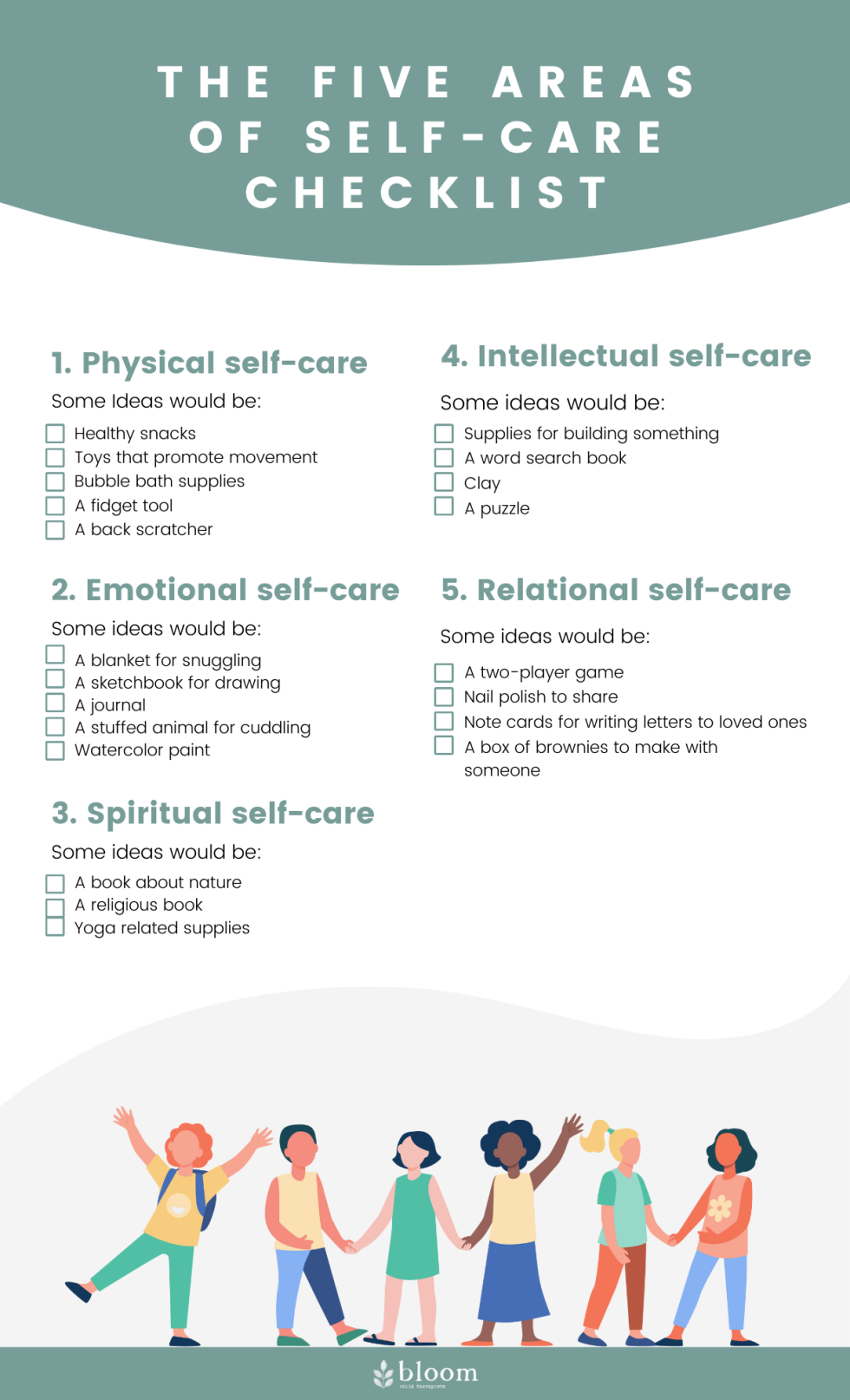 Teaching Your Child Self-Care For Under $15 - Bloom Child Therapists