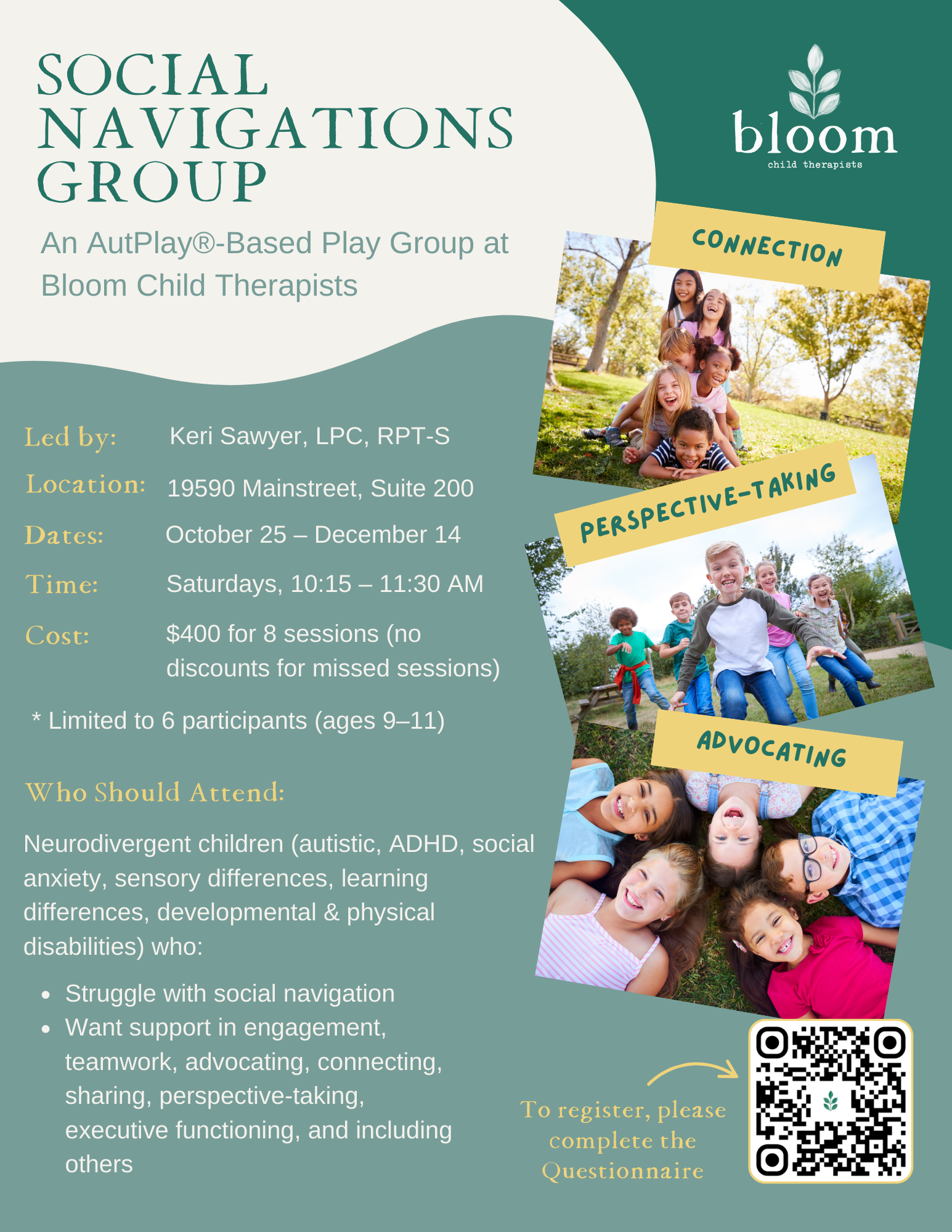 Bloom Social Navigations Group - Flyer B